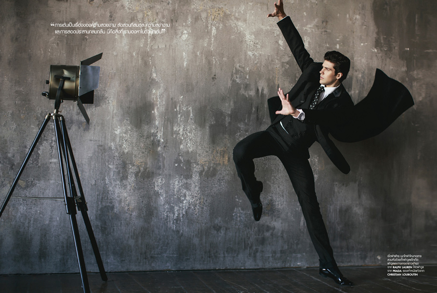 Roberto Bolle, fashion, magazine, l'Officiel, Hommes, Anna Neretto, Silvia Sadecka, Alessio Migliardi, artist, talent, dance