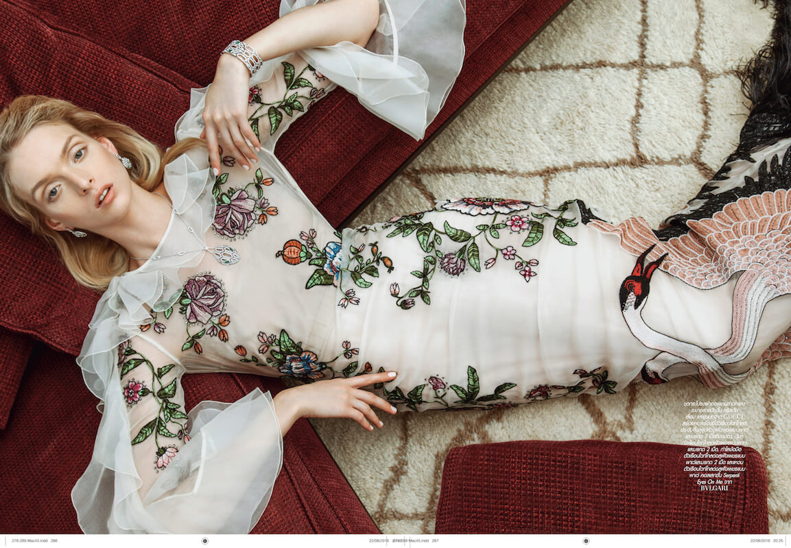 Anastazja Niementowska , fashion, magazine, l'Officiel,Anna Neretto, Silvia Sadecka, Alessio Migliardi