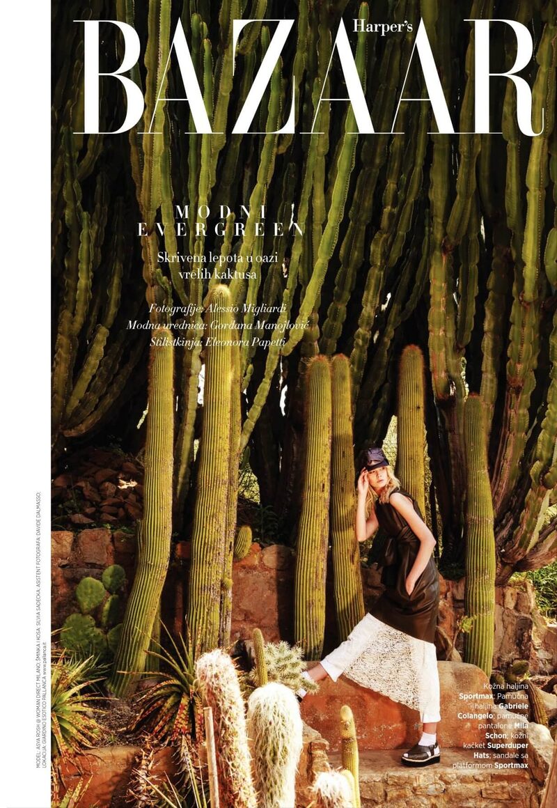 Harper's Bazaar Serbia cover, make-up and hair by Silvia Sadecka